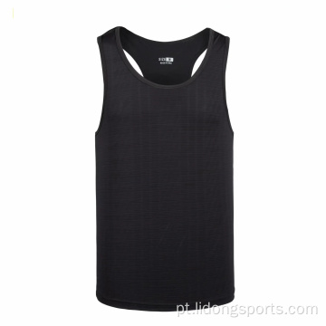 Sports Workout Fitness Ritbed Gym Tank Top Men